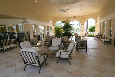 Windsor Hills - Shaded seating areas