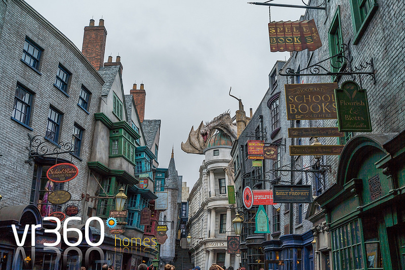 Diagon Alley at Universal Studios in Orlando Florida